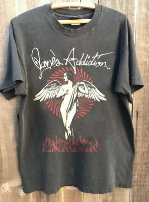 Jane's Addiction ангел в пламени уголь коротким рукавом унисекс футболка KH17460 - Изображение 1 из 2