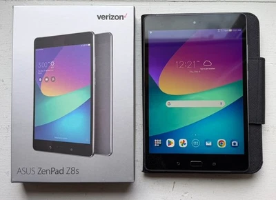 ASUS ZenPad Z8S (P00J) 16GB Gray Wi-Fi, 4G Verizon 8" Tablet Bundle USED - Image 1 of 4