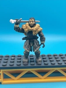 Mega Construx Game of Thrones Jon Snow Battle Beyond The Wall Figure GoT John - Picture 1 of 3