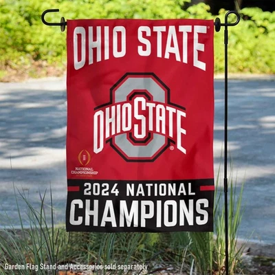 OSU Buckeyes 2024 Campeones Nacionales Jardín Banner Foto 1 de 4