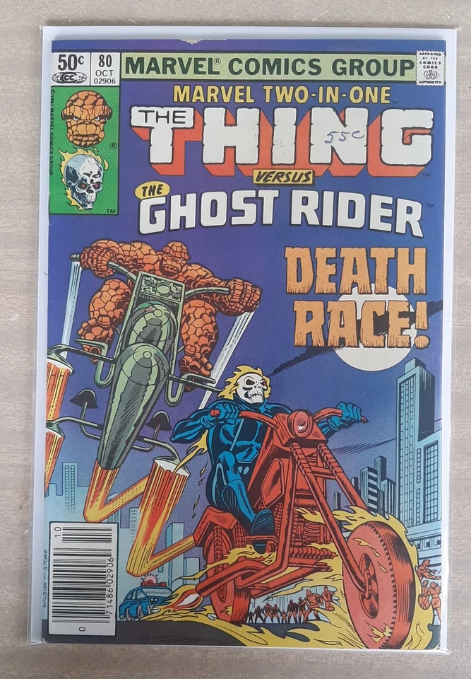 Marvel Two In One #80 1981 Thing And The GHOST RIDER MARVEL BRONZE AGE CLASSIC - image 1 of 1