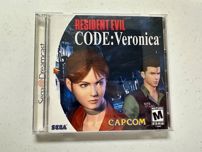 Resident Evil-CODE: Veronica (Sega Dreamcast,2000)CIC w/Manual/2CD's VF Tested!! - Image 1 of 4