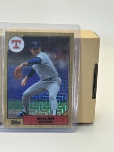 2017 Topps Silver Pack 1987 Refractor # 87-NR Nolan Ryan Rangers Pristine Hof - Imagen 1 de 2