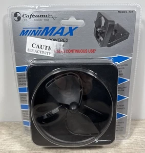 Ventilador de circulación de aire portátil alimentado por batería Caframo MiniMax modelo 737 - negro - Imagen 1 de 19