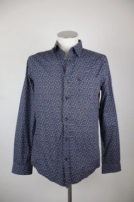 Ben Sherman Camisa Manga Larga Hombre T.S Hombre Casual Vintage Camisa Algodón - Imagen 1 de 4