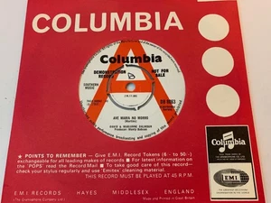 DAVID & MARIANNE DALMOUR Ave Maria No Morro 1966 DEMO Columbia DB8063 NEAR MINT - Picture 1 of 2