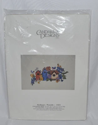 Candamar Design Cross Stitch Kit Birdhouses 51033 - Image 1 of 2