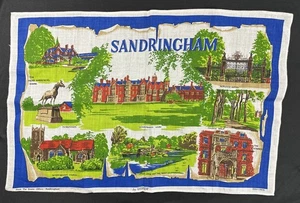 "Mapa de recuerdo de toalla de té irlandesa de lino Sandringham de colección por Ulster 29,5 x 19,5""" - Imagen 1 de 7