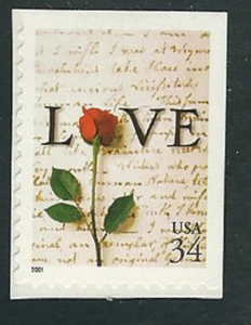 Scott # 3497...34 Cent...LOVE...3 Stamps - Picture 1 of 1
