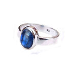 Kyanite Silver Ring Birthday Gifts Solid 925 Sterling Silver Band Ring All Size