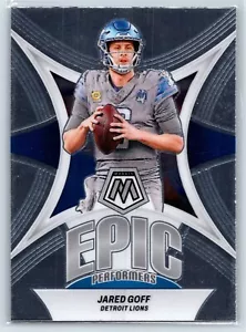 2024 Panini Mosaic - Epic Performers Jared Goff #EP-JG Lions - Picture 1 of 2