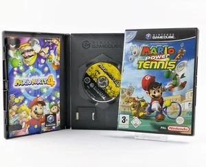 Juegos de Nintendo Gamecube: Mario Party 4 y Mario Power Tennis - embalaje original instrucciones - Imagen 1 de 8