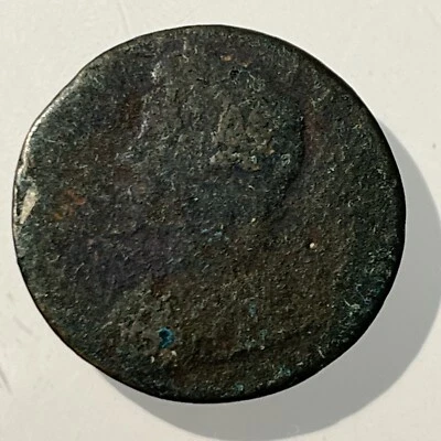 COLONIAL COPPER HALF PENNY  COIN - Image 1 of 2