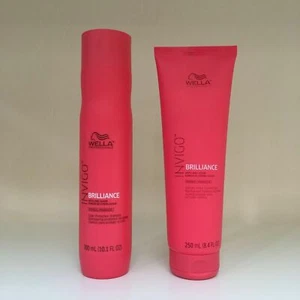 Wella Invigo Brilliance Shampoo 10.1 oz Conditioner 8.4 oz Duo for NORMAL hair  - Picture 1 of 1