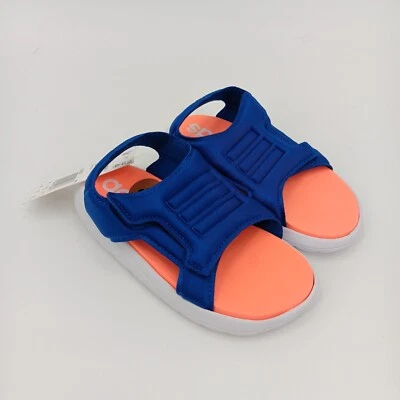New Adidas Boy's Comfort Sandal Slide, Blue, 8K M US Infant SH - Image 1 of 4