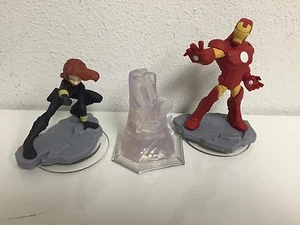 Disney Infinity 2.0 AVENGERS PLAYSET BLACK WIDOW+IRON MAN & CRYSTAL TOWER - Picture 1 of 1