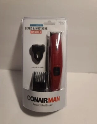 Recortadora de bigote barba Conair GMT8 para hombres aseo depilación cortapelos con cable  Foto 1 de 4