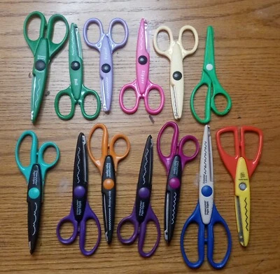 Lot 5 Fiskar's, 5 Armada, 1 Provo Craft Edging Scissors scrap book Crafts - Image 1 of 3