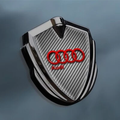 Audi Decal | Metal Fender Emblem | Custom Made Side Badge Stickers - Изображение 1 из 4