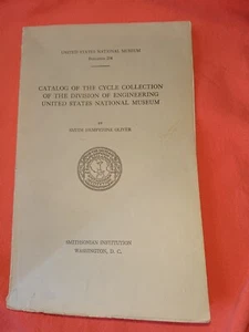 Catalog of the Cycle Collection of the Div. Of Enginering U. S. National Museum - Picture 1 of 21