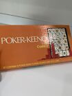Poker Keeno Game By Cadaco 1977 Complete Play Vintage 200 Chips Cards 12 Boards
