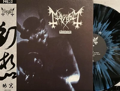 Mayhem - Chimera LP 2021 Northeast Steel – NESV-2102 [China] [Blue Splatter] NM - Image 1 of 4