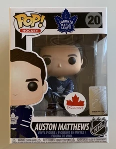 Funko Pop NHL Toronto Maple Leafs Auston Matthews #20 Canada Exclusive - Blue - Picture 1 of 6