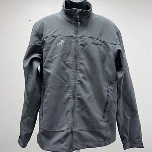 Patagonia Softshell Jacket Full Zip PWC Logo Polartec Gray Mens - Picture 1 of 17