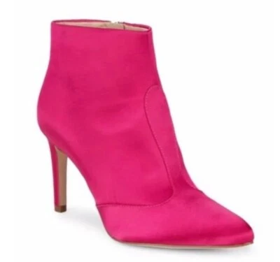 Sam Edelman Olette Botines Satén Rosa Caliente Talla 6 Foto 1 de 4