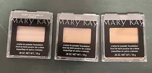 Mary Kay Crème-to-Powder Foundation .35 OZ Full size - U Choose Ivory or Beige - Picture 1 of 1