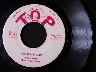 Russal's Man Emanuel Duming Cotton Fields 60's 45 Single Record Top Caller 25307 Foto 1 de 2