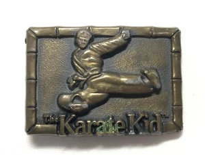 Karate Kid Belt Buckle - 1986 Columbia Pictures - Made In U.S.A. - Picture 1 of 4