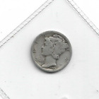 1924-S Mercury Dime Vg Very Good 90% Silver