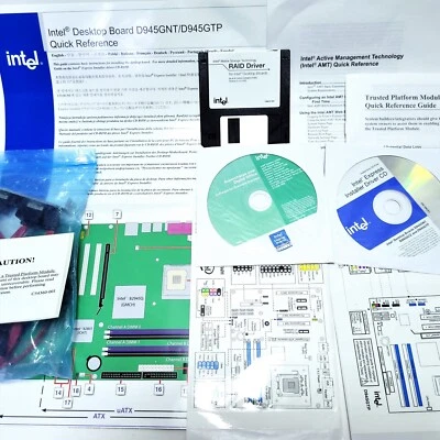 Intel Desktop Boards CD Reference Guides Software Lot D945GNT D945GTP D945GCZ  - Image 1 of 4