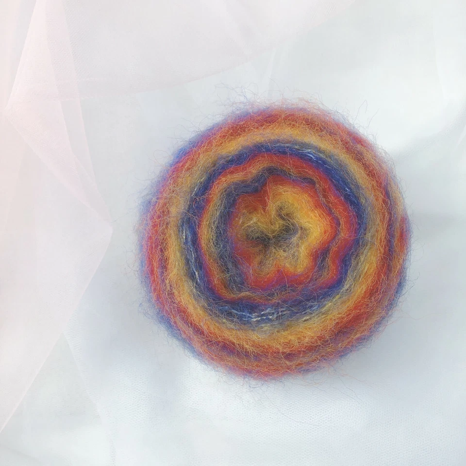 50 g Rainbow Gradient Colorful Art Yarn for Knitting Weaving Crochet DIY Supply - Image 1 of 1