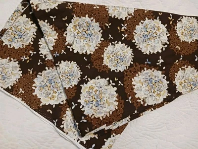 Tranquility by Michele D'Amore Hydrangea Print Cotton Fabric 1+ Yds Benartex - Image 1 of 4