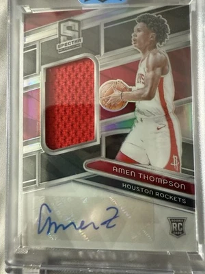 2023-24 Panini Spectra - Rookie Jersey Autographs Amen Thompson #225 /199 🔥🔥 - Image 1 of 2