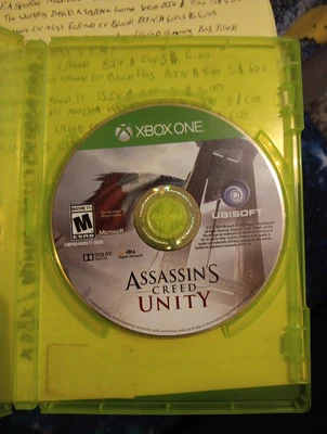Assassin's Creed Unity - XBOX ONE - Game - Disc & Plastic Cover without Booklet - Image 1 of 4