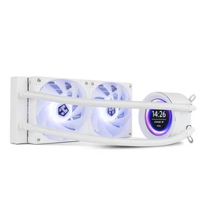 NOX XTREME PRODUCTS X-240 LCD WHITE - Raffreddamento a liquido ARGB con display - Imagen 1 de 9