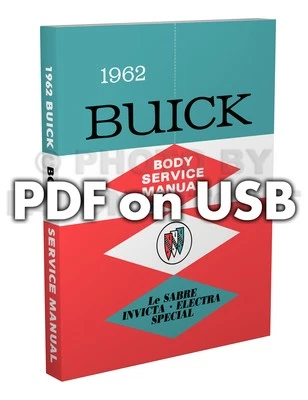 1962 Buick USB Negozio Manual-Body Servizio Lesabre Electra Invicta Skylark - Immagine 1 di 4