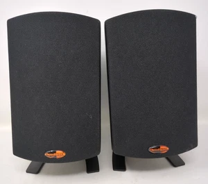 Klipsch ProMedia 2.1 THX Satellite Speakers Pair w/ Stands Tested Speakers ONLY - Picture 1 of 9