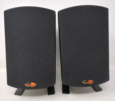 Klipsch ProMedia 2.1 THX Satellite Speakers Pair w/ Stands Tested Speakers ONLY - Image 1 of 4