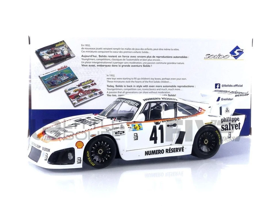 SOLIDO 1/18 - PORSCHE 935 K3 - LE MANS 1979 S1807201 - Image 1 of 1