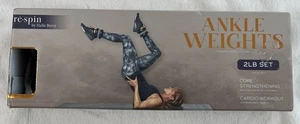 Set allenamento cardio Re-Spin by Halle Berry 2 libbre peso caviglia core strenthening nuovo con etichette - Foto 1 di 8
