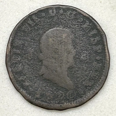 1820 Spain 8 Maravedis Ferdinand VII - Image 1 of 2