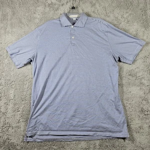 Holderness & Bourne Herren XL Performance Tailored Fit Golf Poloshirt blau gestreift - Bild 1 von 12