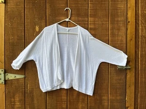 J. Jill Lightweight Women's Cardigan Sweater Wrap White Size "XL" - Picture 1 of 11