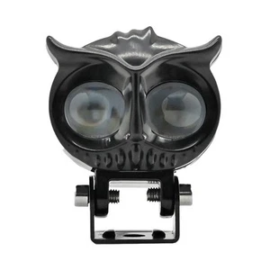 Weather Resistant LED Fog Lamp in Black Housing with Dual Color Lights - Picture 1 of 10