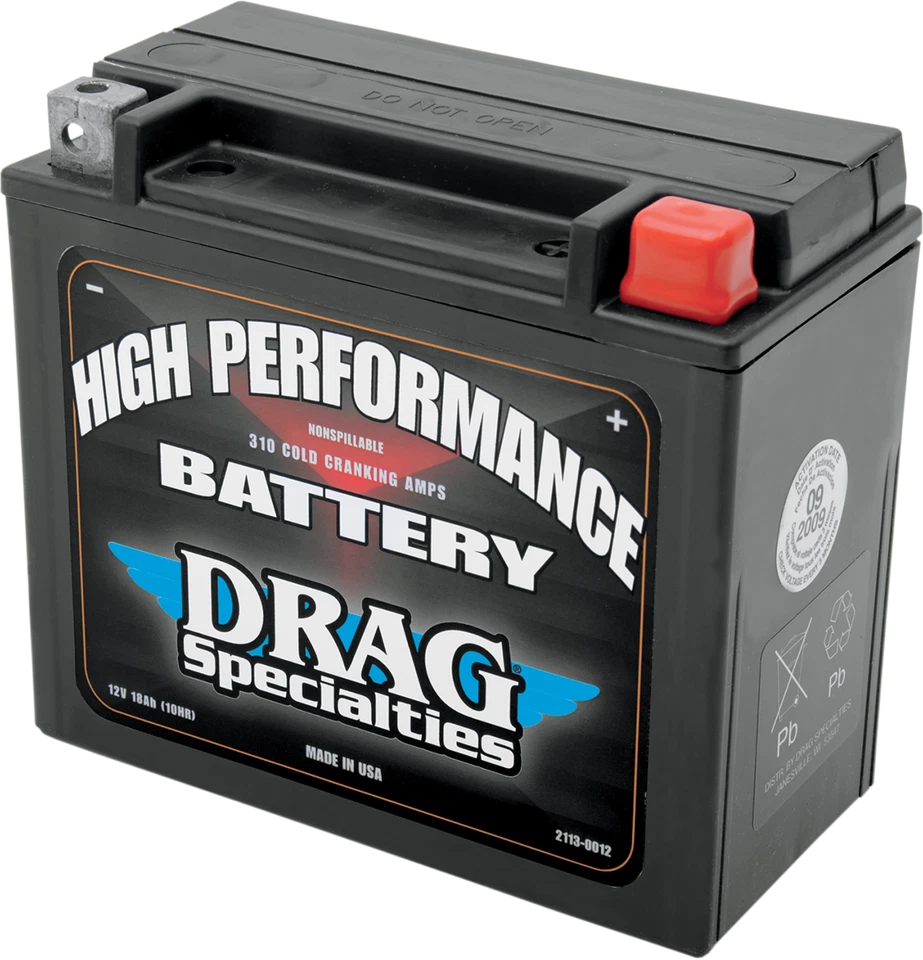 Drag Specialties Battery YTX20HL for 2000-2020 Harley Davidson Softail - Image 1 of 1
