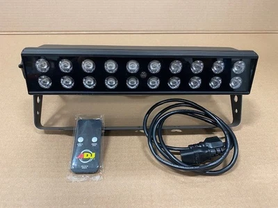 American DJ ADJ UV LED BAR20 IR DMX Ultraviolet Bar Wash Blacklight with Remote - Image 1 of 4